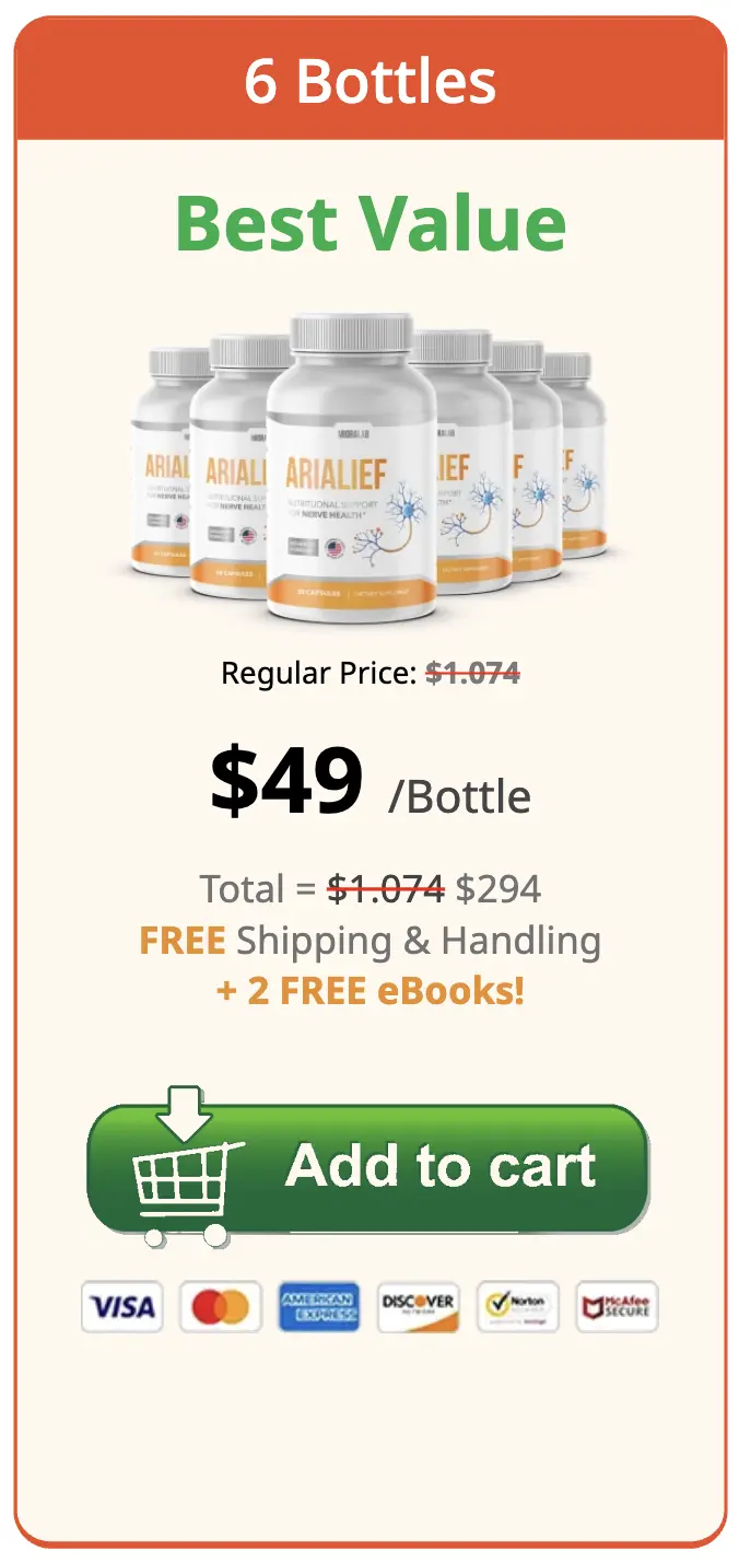 Arialief order six bottles