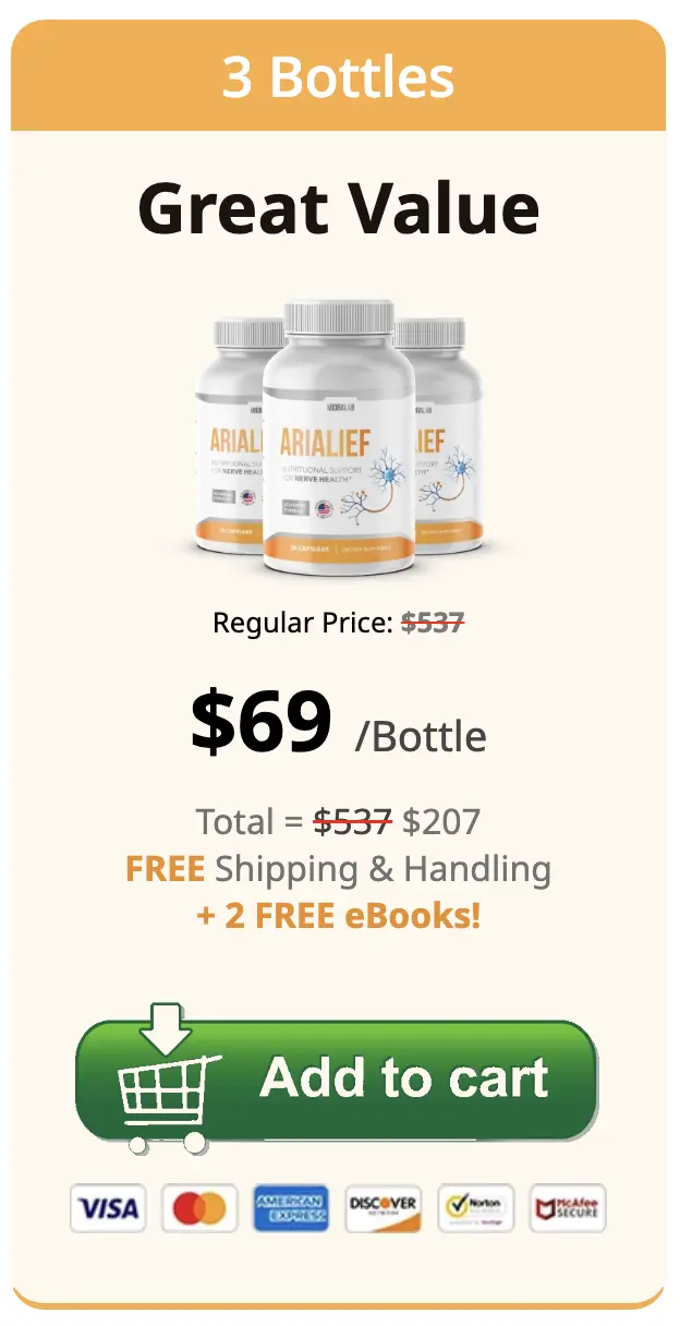 Arialief order three bottles